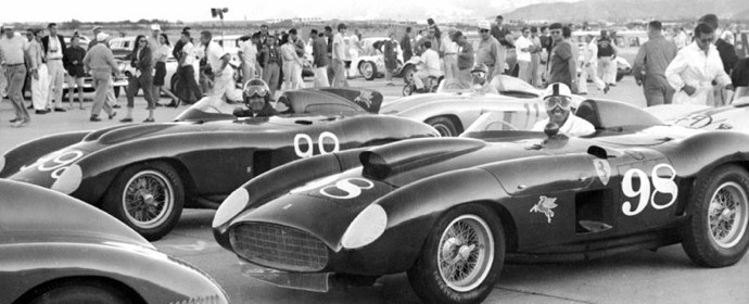M. Craig : Kit Ferrari 410 S Winner Palm Springs 1956